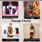 301 Women's Sexy High Waist Ruffled Petti pants-Ruby Red