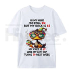 "In My Mind I'm Still 24" – Funny Duck Back Pain Personality Top