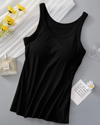 Round Neck Tank with Bra