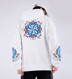 KH9201 Fish Art Embroidery Hoodie