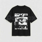 Retro Glitch Art Eye Print Shirt – Vintage Graphic Tees, Cyberpunk Vaporwave Surreal Unisex Cotton T-Shirt