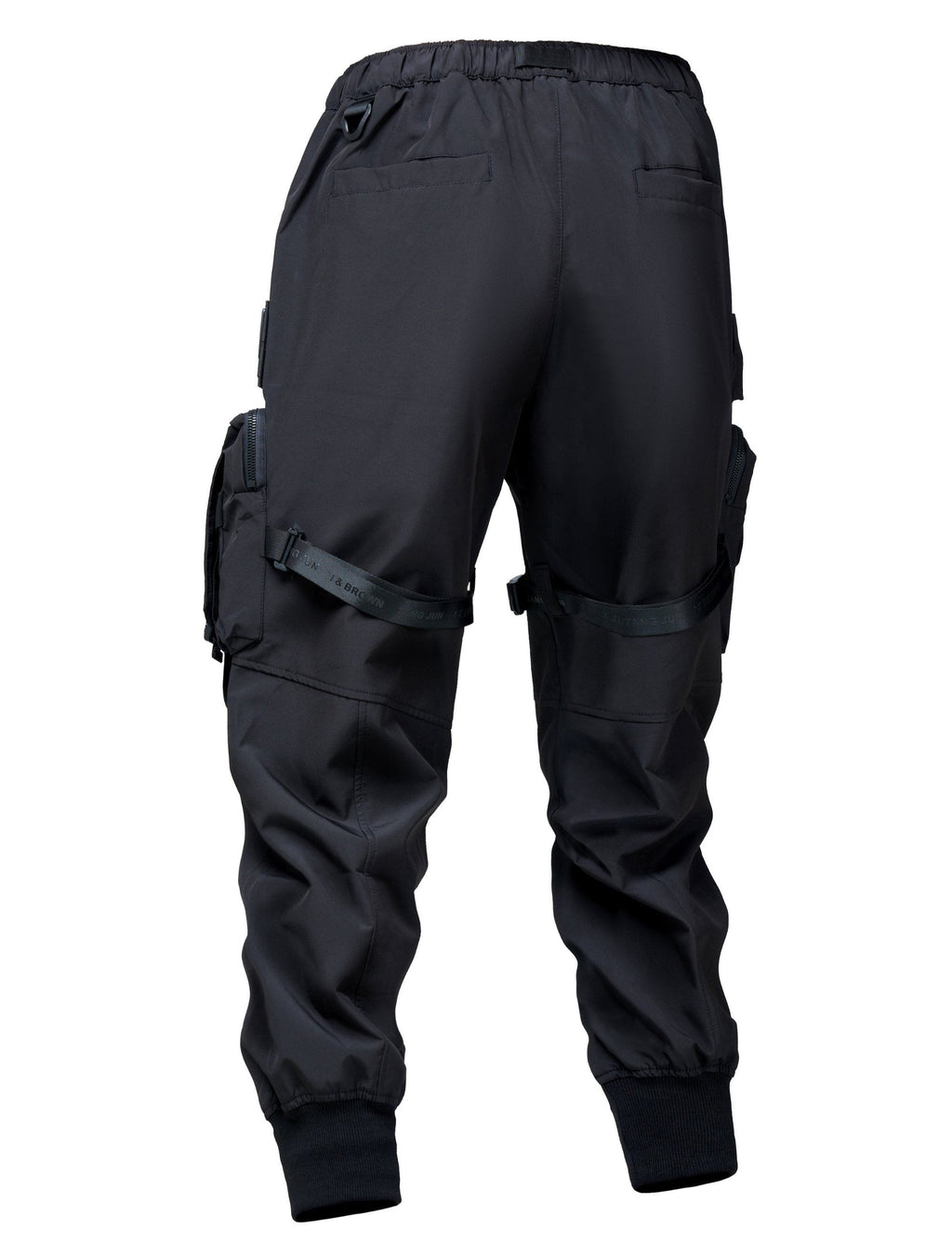 IBP440 Matte Black Paratrooper Joggers