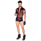 5060 - 1pc Pandemic Hunk - Small / Black/Red