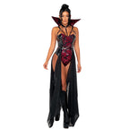 5073 - 2pc Piercing Beauty Vampire - Large / Black/Red