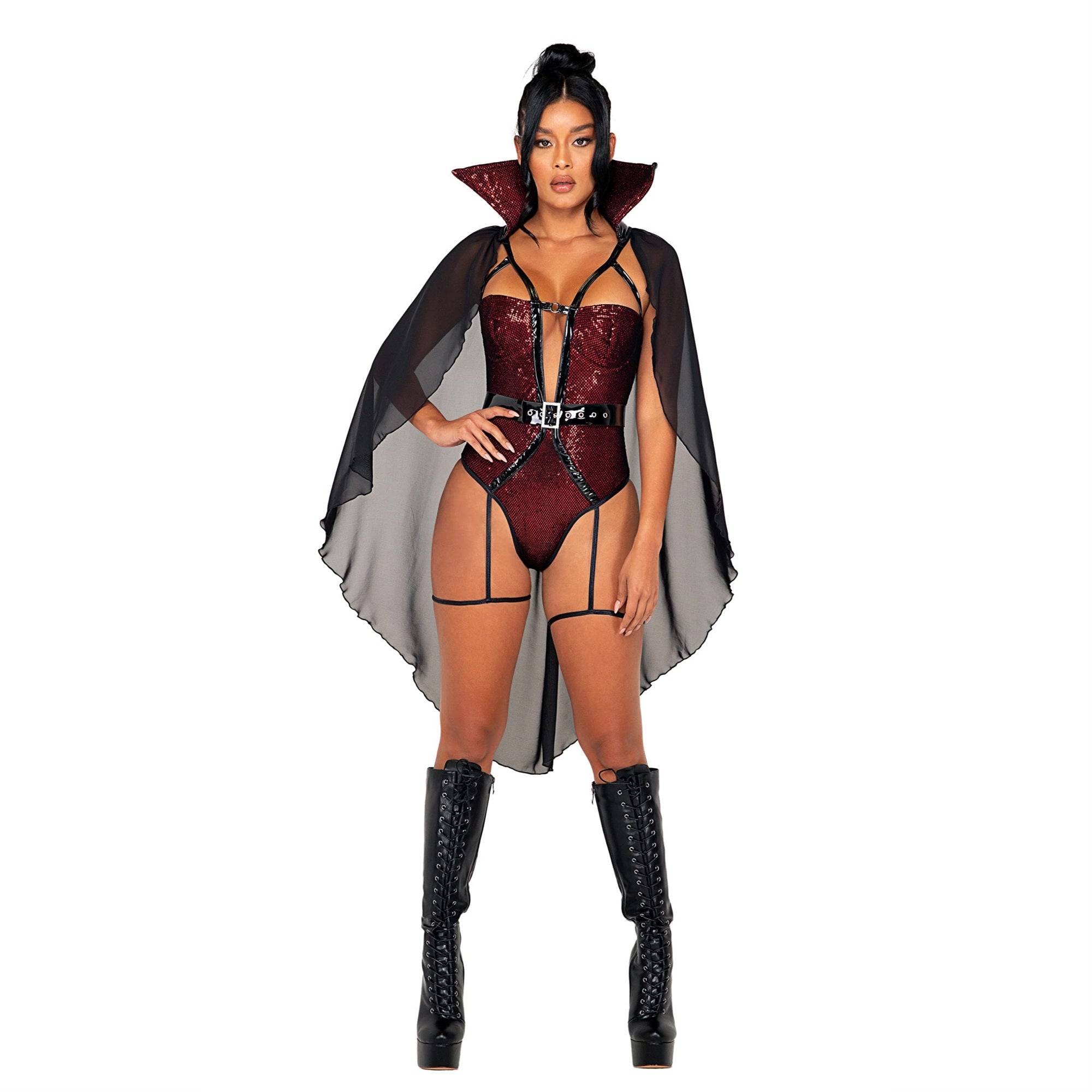 5074 - 2pcs Underworld Vampire - Large / Black/Red