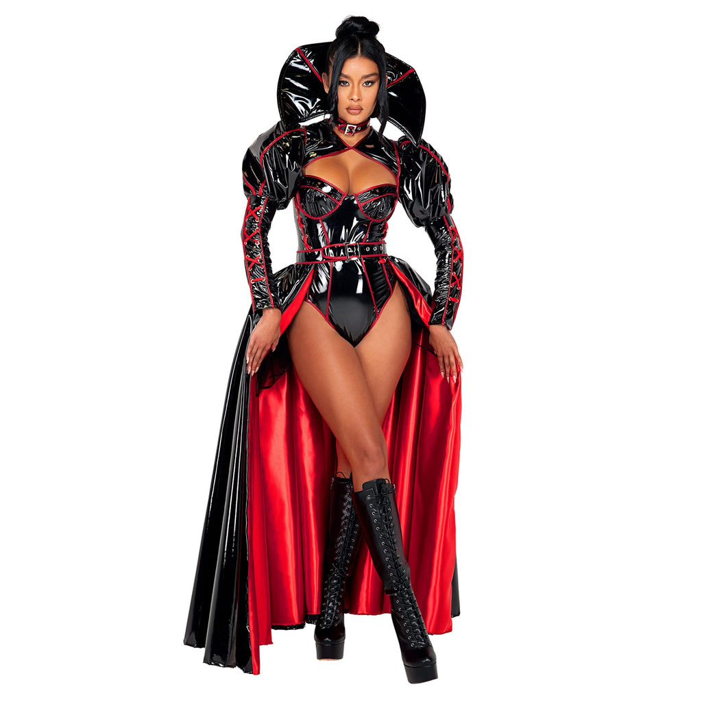 5077 - 3pc Underworld Evil Queen - Large / Black/Red