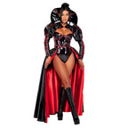 5077 - 3pc Underworld Evil Queen - Large / Black/Red