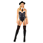 5095 - 2pc Mafia Diva - Medium / Black/White