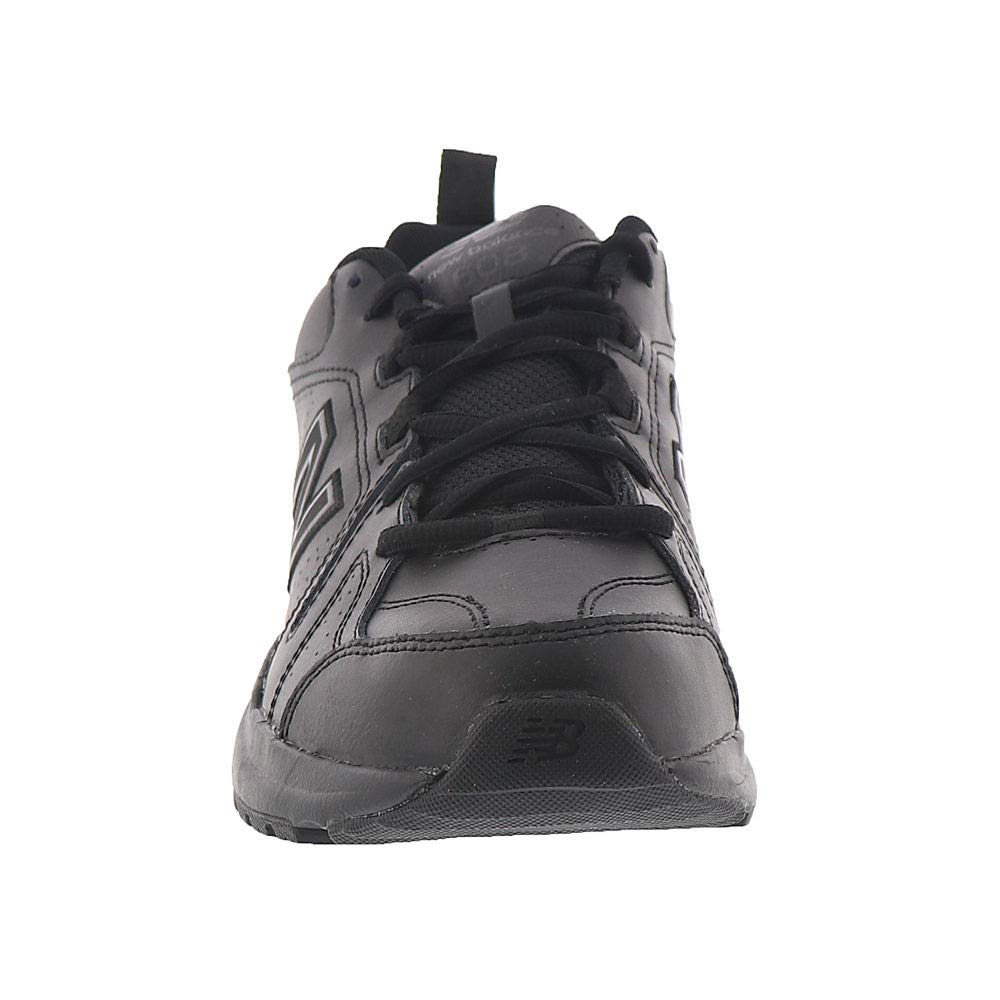New Balance Men's 608 V5 Casual Comfort Cross Trainer, Black/Black, 16