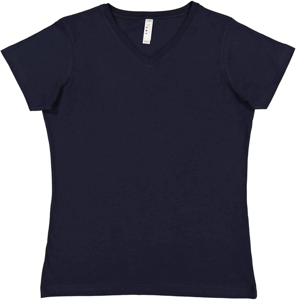 Ladies V-Neck Fine Jersey T-Shirt - BLAcK - S(D0102H7DM06)
