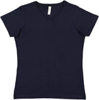 Ladies V-Neck Fine Jersey T-Shirt - BLAcK - S(D0102H7DM06)