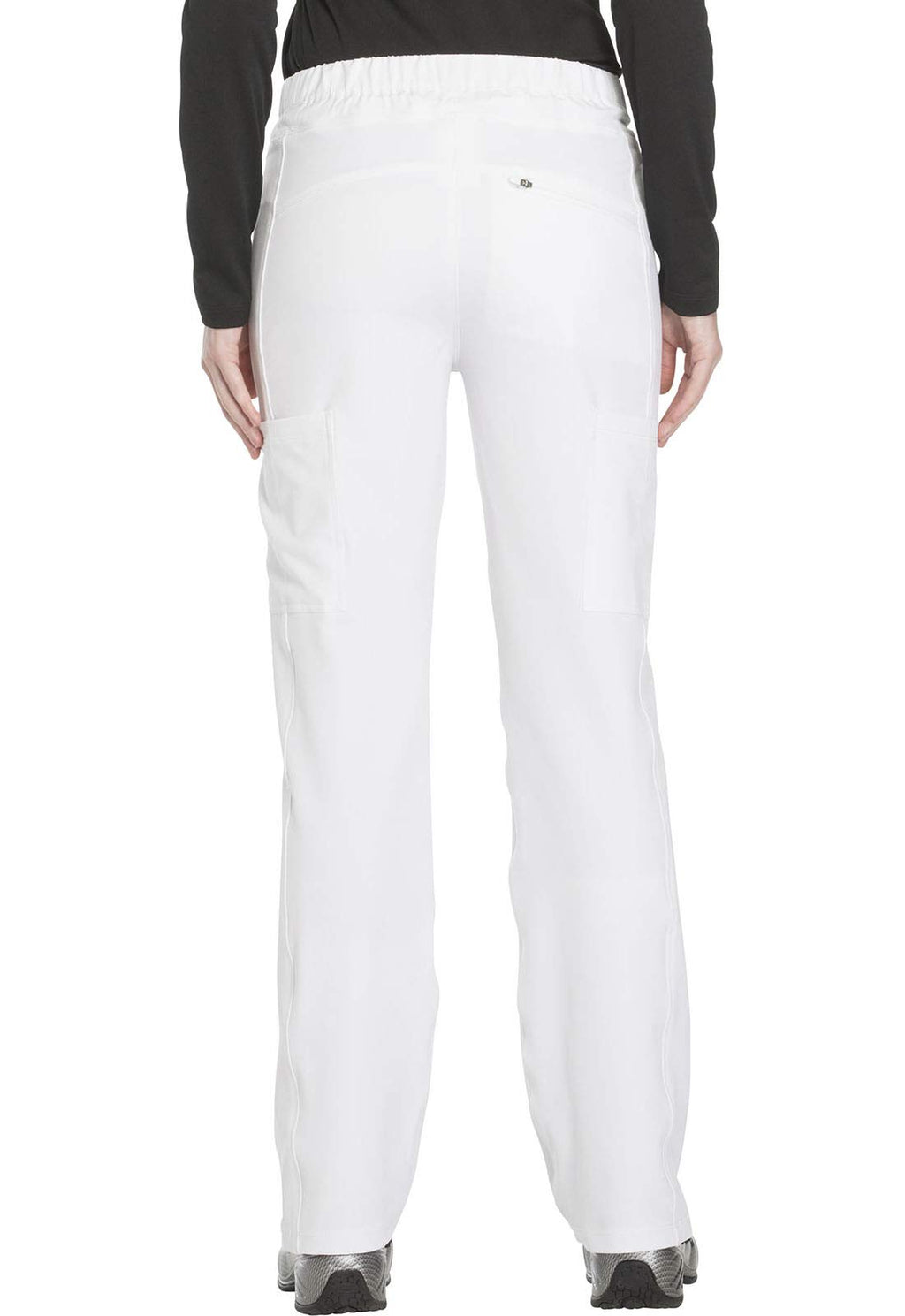 Dynamix Scrubs for Women, Drawstring Cargo Pants for Women Plus Size DK130, 4XL, White