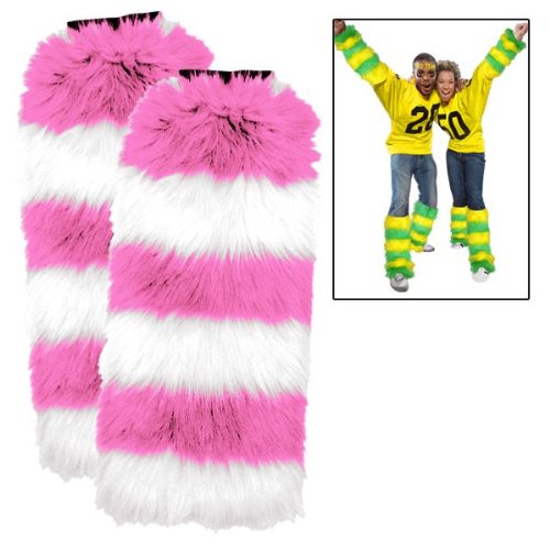 Leg Warmers 2 Pack Pink White