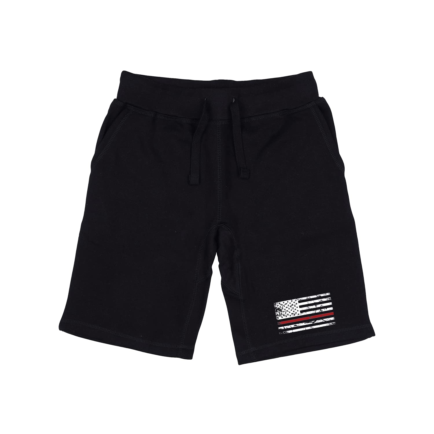 Graphic Shorts, Thin Red Line, Black, L