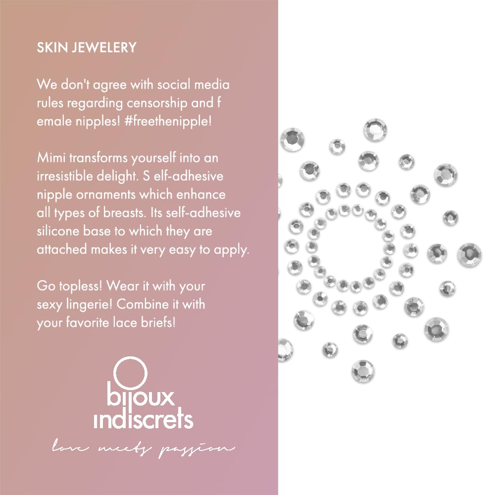 Bijoux Indiscets Si Mi Mi Silver Nipple Covers