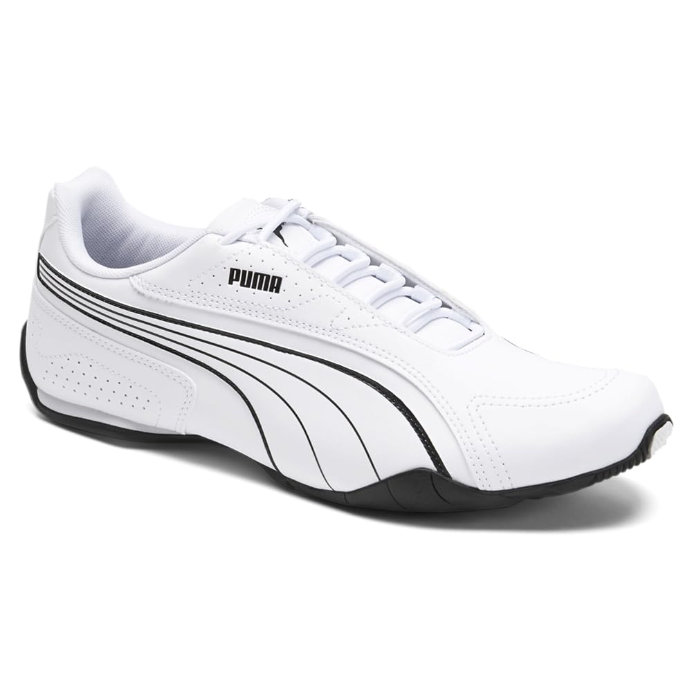 PUMA Mens Redon Bungee Lace Up Sneakers Shoes Casual - White - Size 13 M