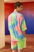 OM SAI LATEST CREATION Lycra Unisex Night Dress||Tie-Dye Night Wear Beach Wear Summer Wear Short Pajama Set||Sleepwear Loungewea