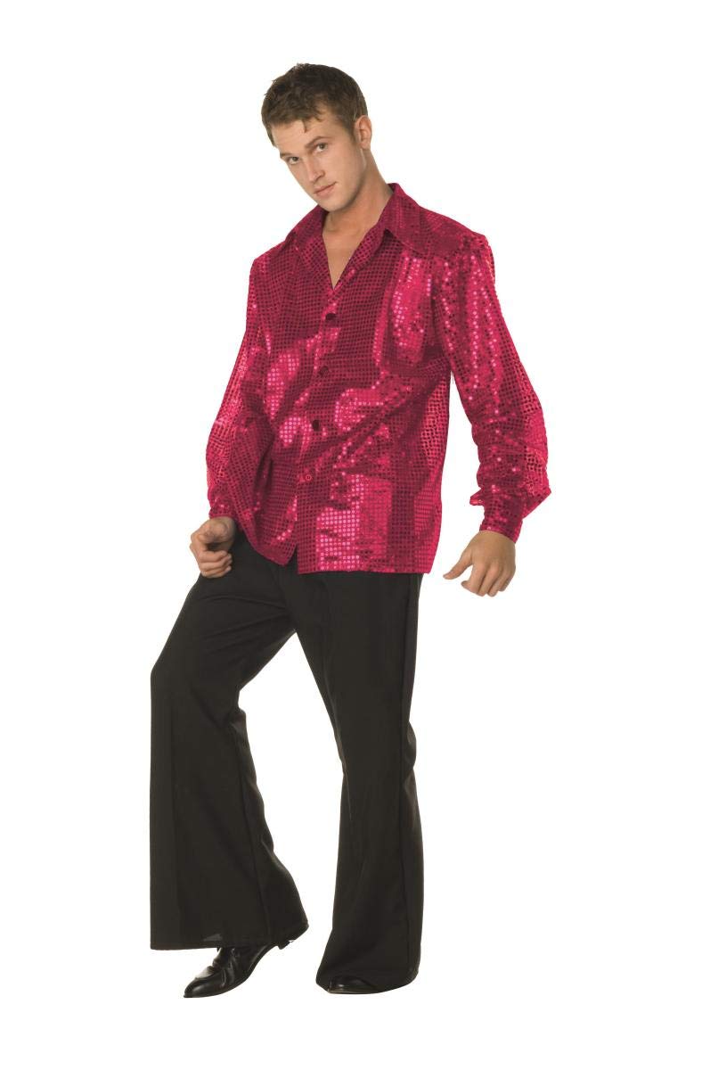Men's Disco Inferno Fuchsia L