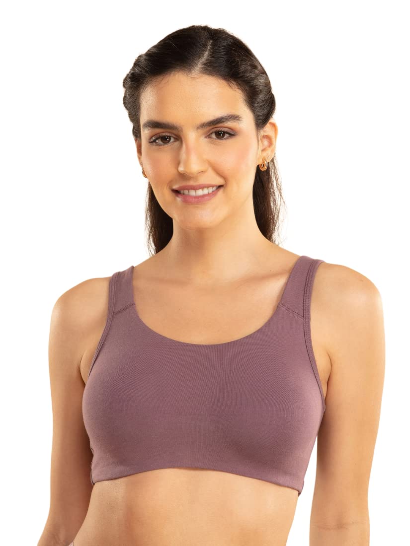 NYKD Soft Cup Easy Peasy Slip On Everyday Bra for Women, Wireless, Full Coverage, Support Shaper, Non Padded Sports Bra Bra, NYB