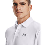 Under Armour Men's Performance 2.0 Golf Polo, White (100)/Black, X-Small