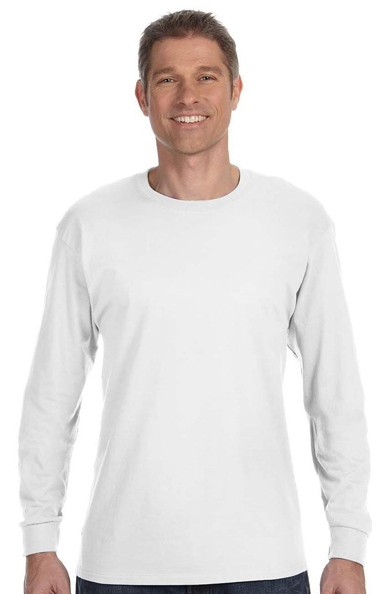 Unisex 61 oz Tagless Long-Sleeve T-Shirt - ASH - S(D0102H7K33X)