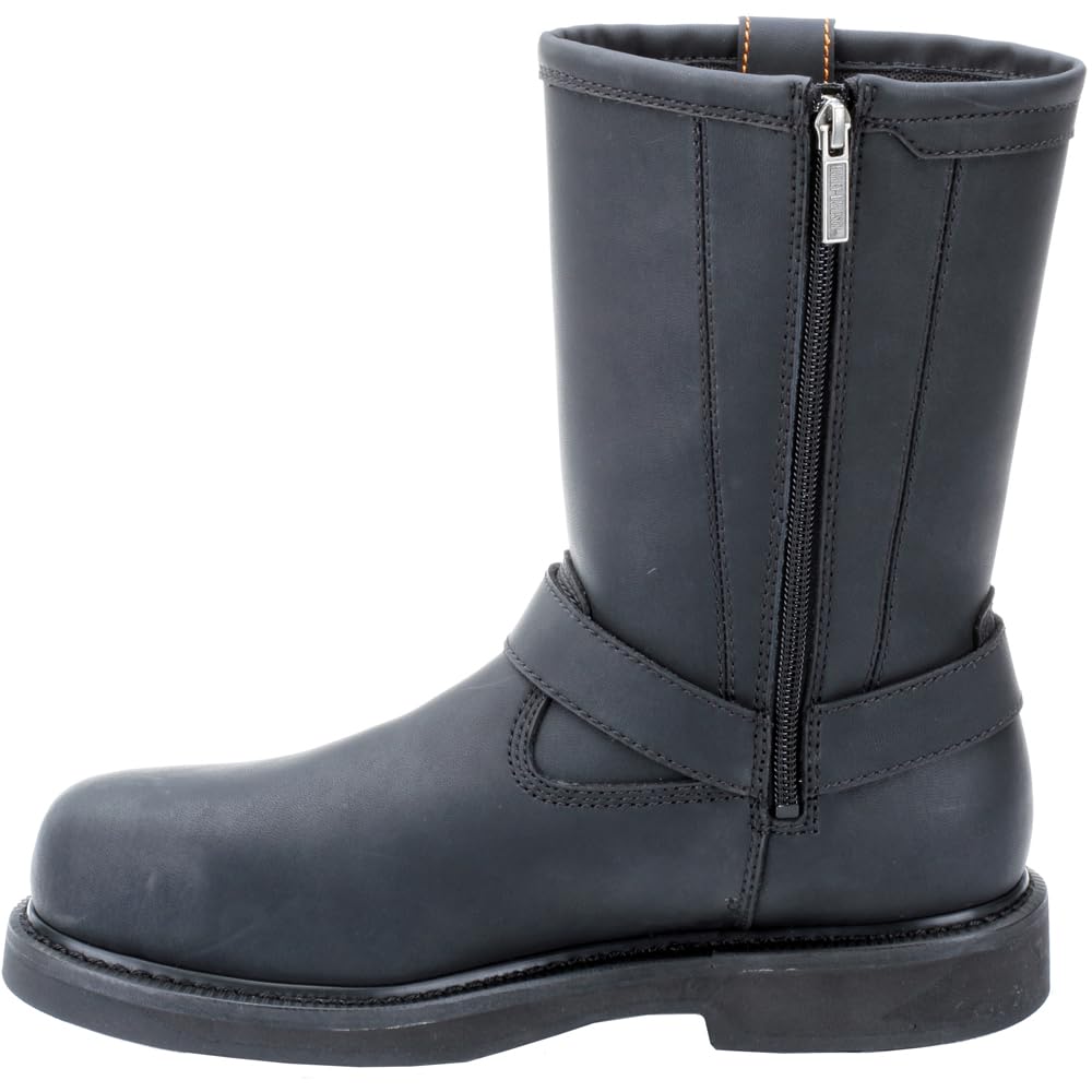 Harley-Davidson Footwear Men's Bill Steel Toe Boot, Black, 10