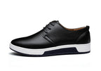 ZZHAP Men's Casual Oxford Shoes Breathable Flat Fashion Sneakers 02Black US 10