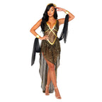 5108 - 1pc Glamorous Goddess - Large / Black/Gold