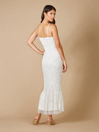 Lara Fae V-Neck Spaghetti Strap Wedding Gown