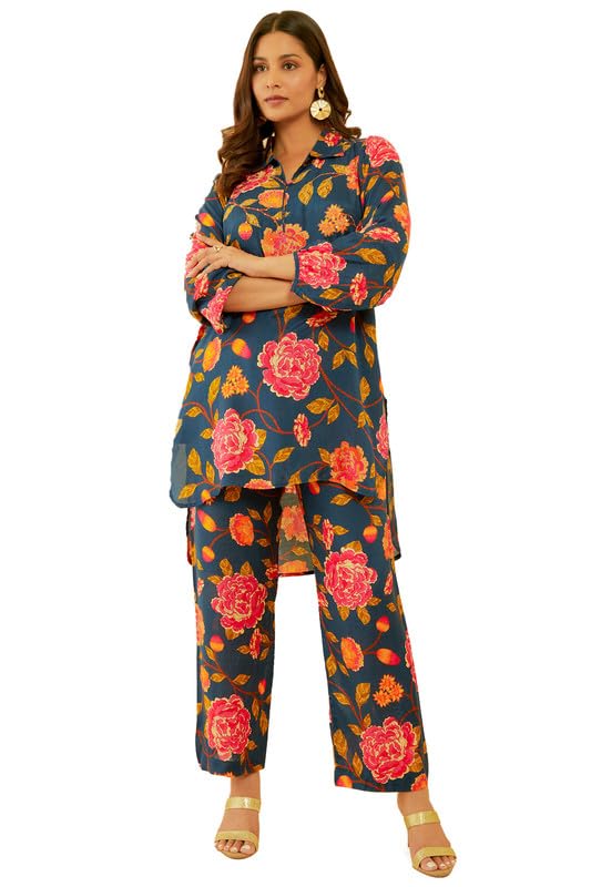 Soch Women Viscose High-Low Pant