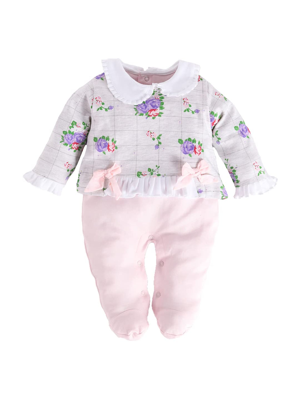 BABY GO 3-6M/6-9M/9-12M Full Sleeves Rompers/Sleepsuit/Jumpsuit/Nightsuits/Infant Wear/Clothes for Baby Girls