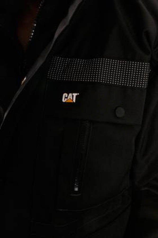 Caterpillar Men's Big and Tall Heavy Insulated Parka (Regular and Big & Tall Sizes), Black, 4X Large