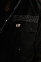 Caterpillar Men's Big and Tall Heavy Insulated Parka (Regular and Big & Tall Sizes), Black, 4X Large