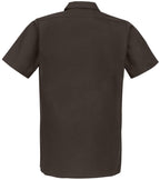 Dickies Men's Big-Tall Short-Sleeve Work Shirt,Dark Brown,3X