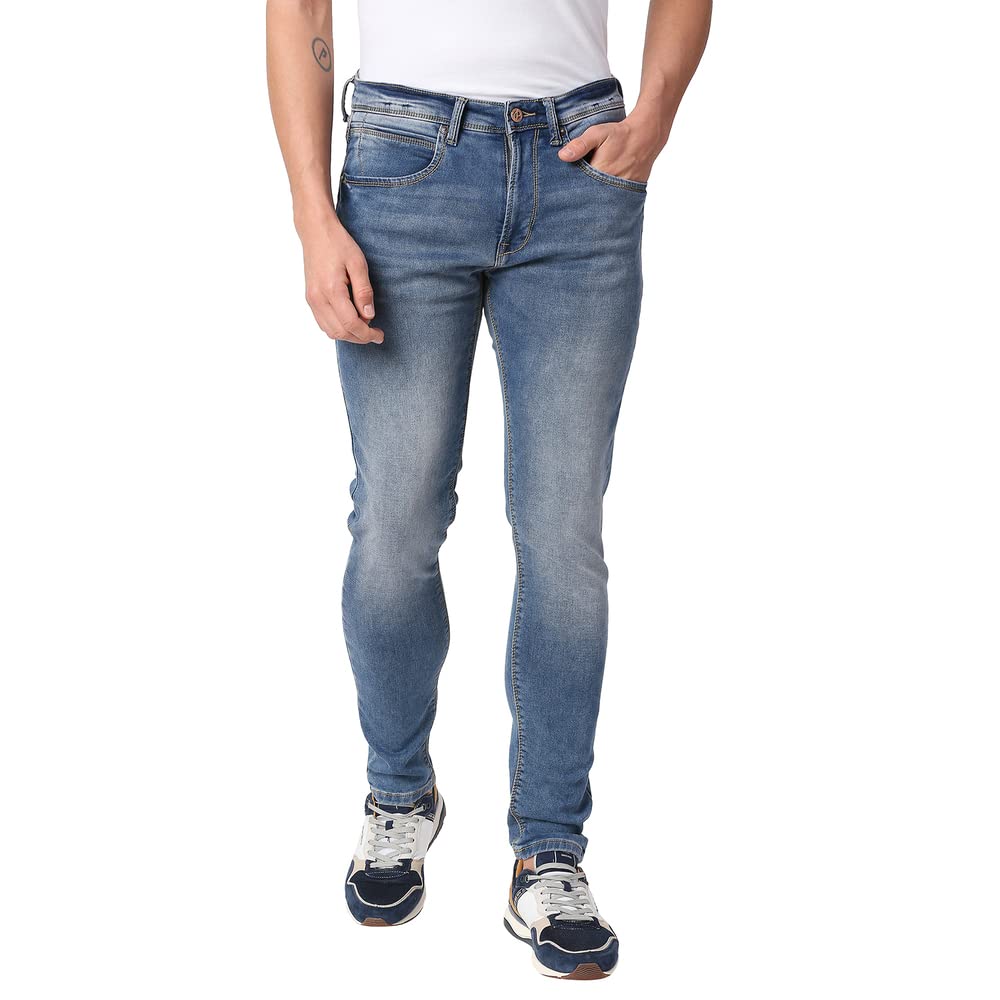 Pepe Jeans Chinox Super Skinny Fit Mid Waist Jeans, Light Used, 28