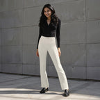 BlissClub Ultimate Straight Pants - Lite - Tall Above 55, Straight Silhouette, Stretchy, Comfortable, Back Pocket