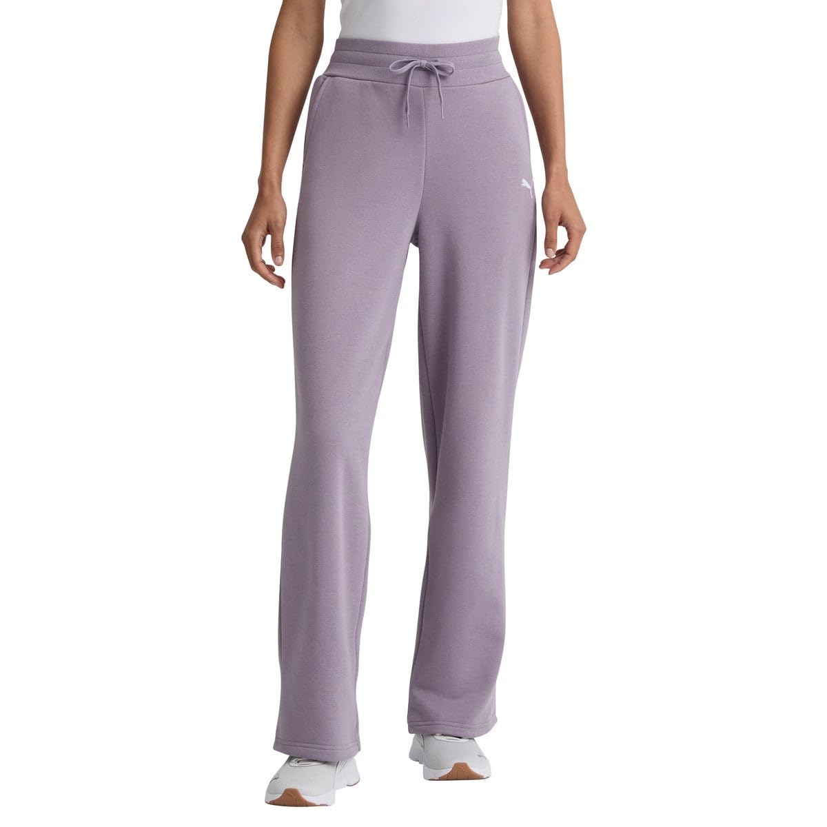 PUMA Women's Fleece Sweat Pants for Women's Straight Legs Winter Sweatpants (Purple, XL)
