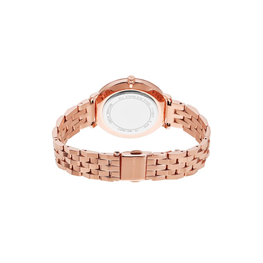 Michael Kors Pyper Three-Hand Rose Gold-Tone Stainless Steel Women's Watch (Model: MK3897)