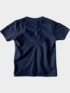 Bon Organik Boys Regular Fit T-Shirt (BON12196_Navy Blue