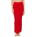 Zivame All Day Seamless Mermaid Saree Shapewear with Removable Drawcord for Women - Tango Red1
