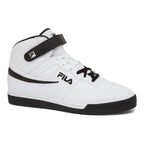 Fila Men's Everyday Sport Athletic Casual High-Top Vulc 13 MID Lace Up Sneaker Shoes, White/Black, 10