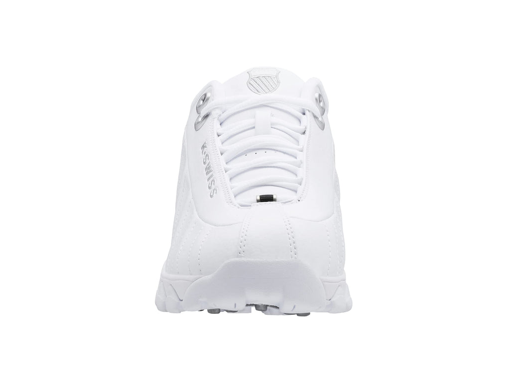 K-Swiss Men's ST329 CMF Sneaker, White/Black/Silver, 12 XW