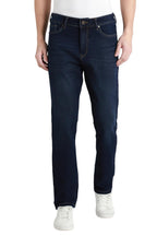 Dennis Lingo Mens | Mid Blue| Washed | Mid Rise | Straight | Jeans
