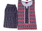 Gosriki Women'S Cotton Blend Printed Straight Kurta With Pant (Nilalo-Multi-Nw01-Gs_Xl_Multicolor_X-Large)