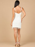 Beaded Mini with Fringe Details