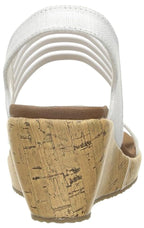 Skechers Cali Women's Beverlee Smitten Kitten Wedge Sandal,Off-White Cork,10 M US