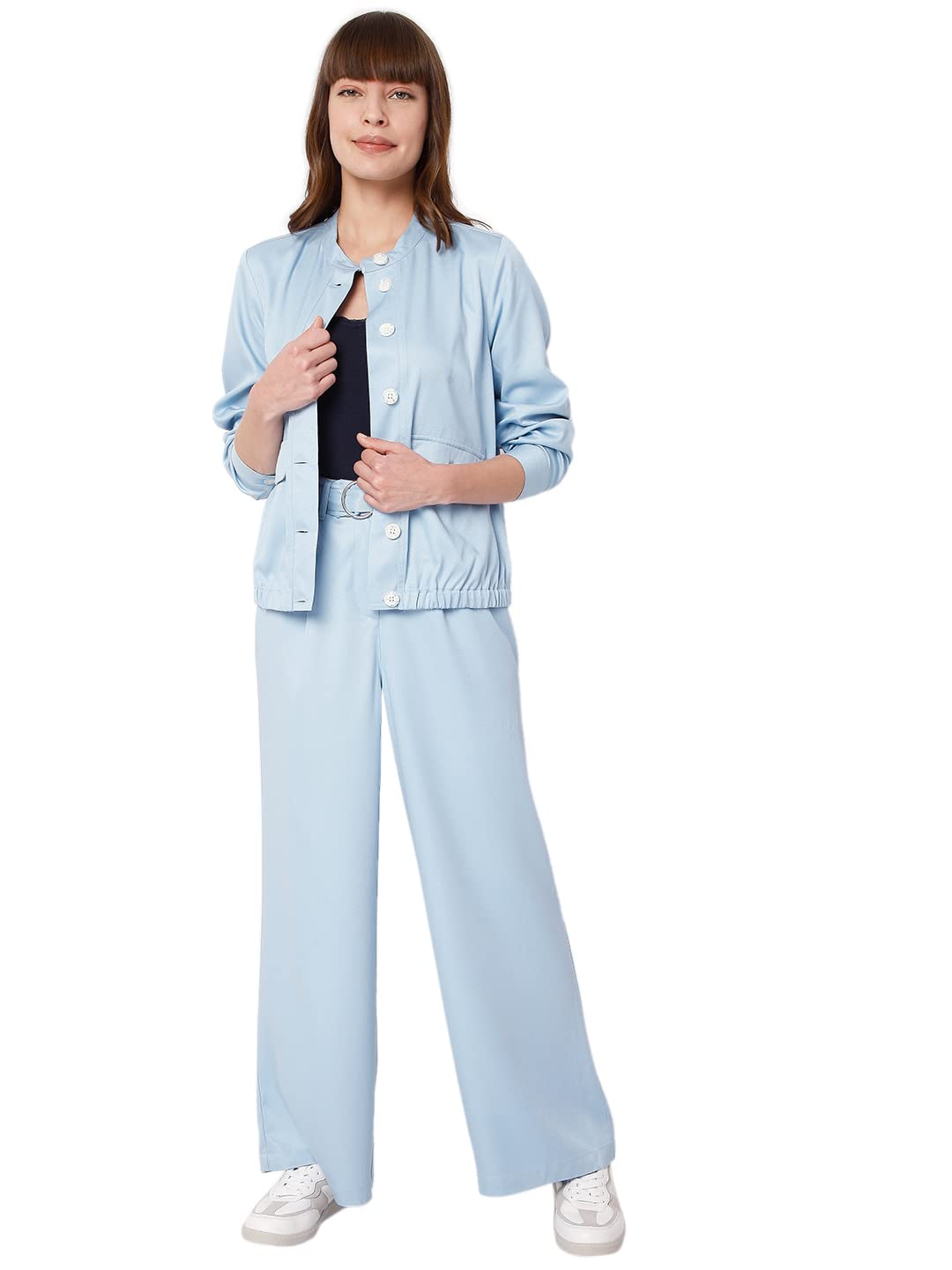 Vero Moda WomenS A-Line Coat (10273647-Dusk Blue M)