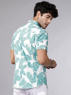 ANNI DESIGNER Mens Cotton Blend Digital Printed Stitched Half Sleeve Shirt
