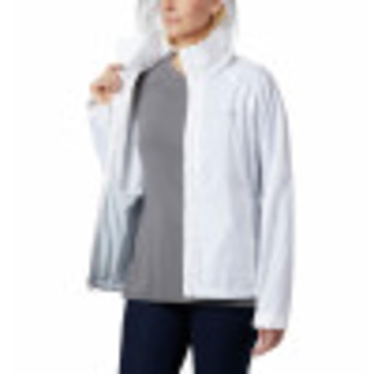 Columbia Women's Switchback III Jacket, White, 3X Plus