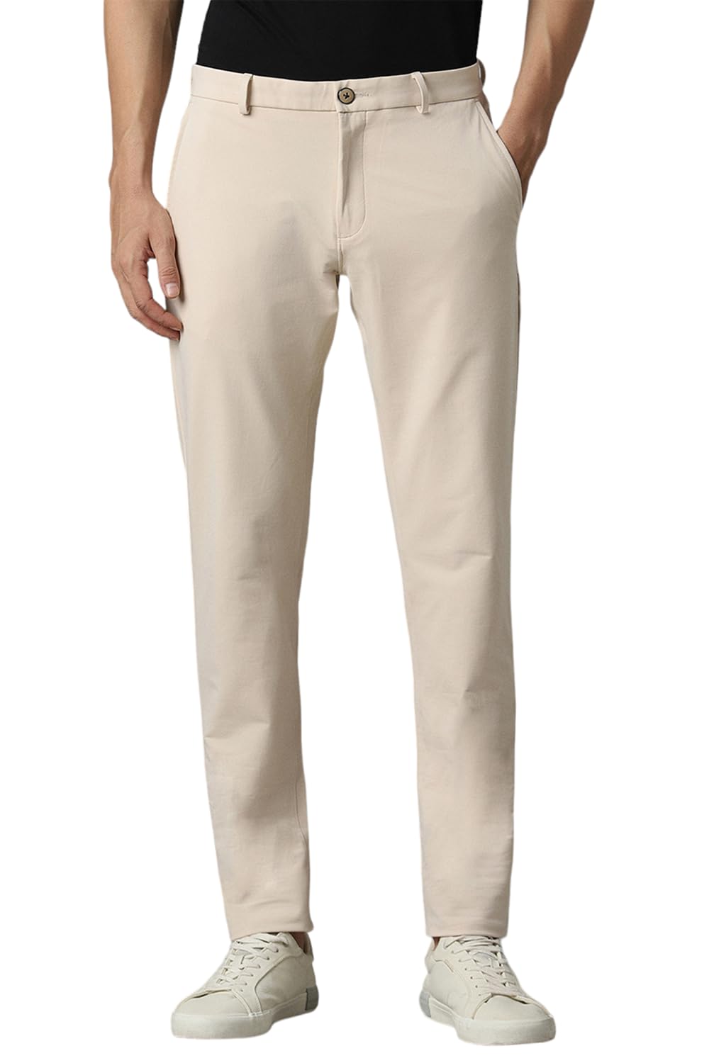 Louis Philippe MenS Smart Pants (Lytfcsmfz77899_Beige